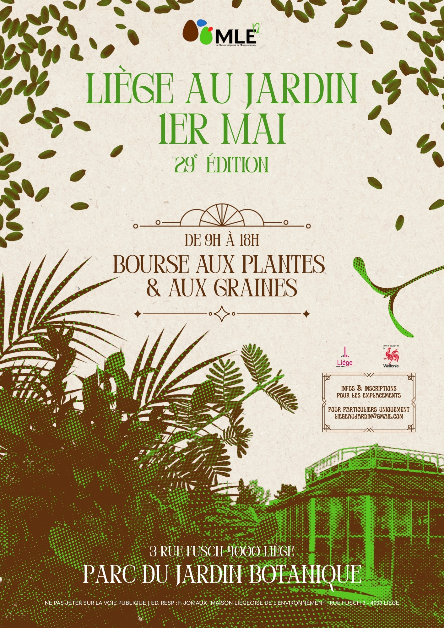 Bourse aux plantes du 1er mai : inscriptions particuliers et associations